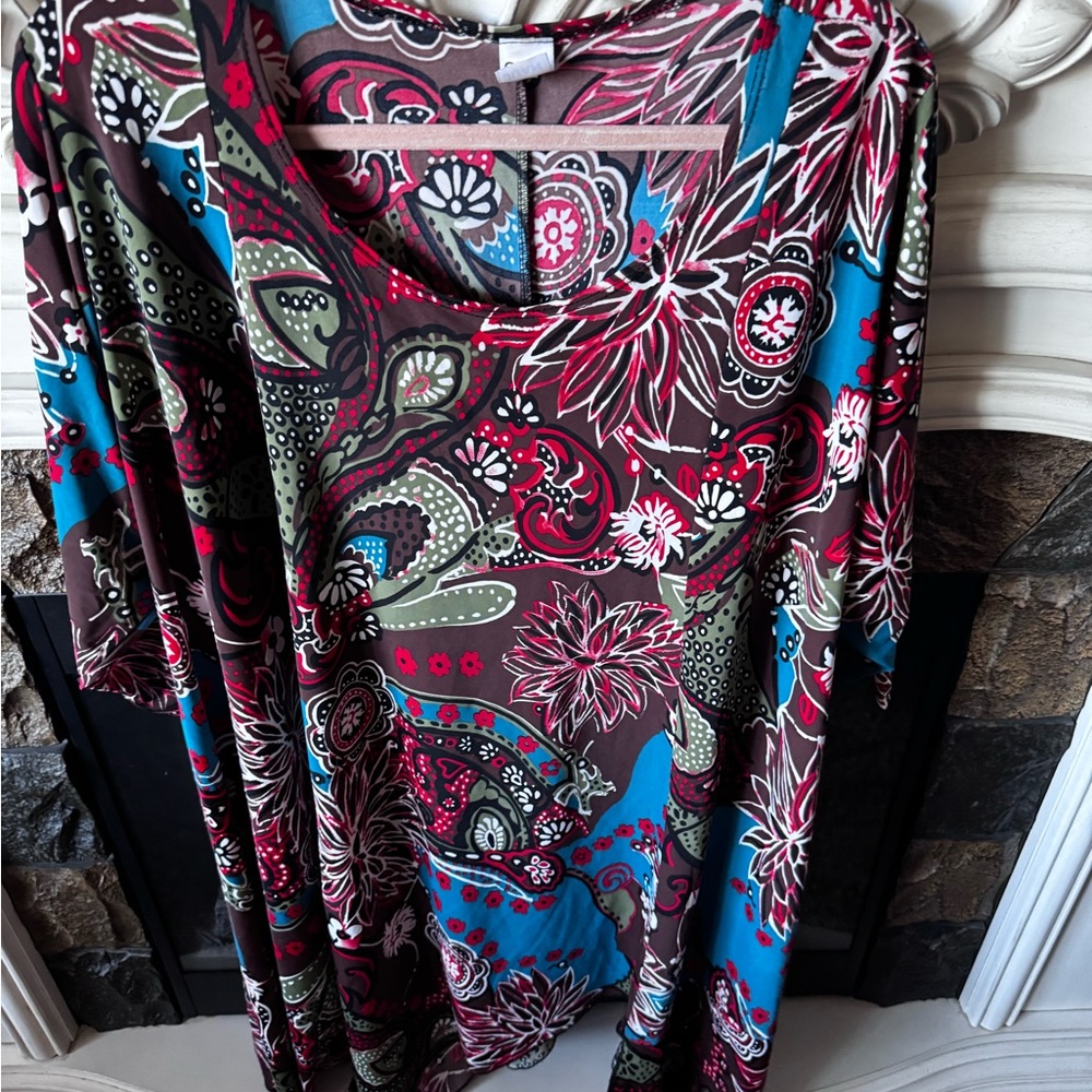 Paisley Print Women's Top